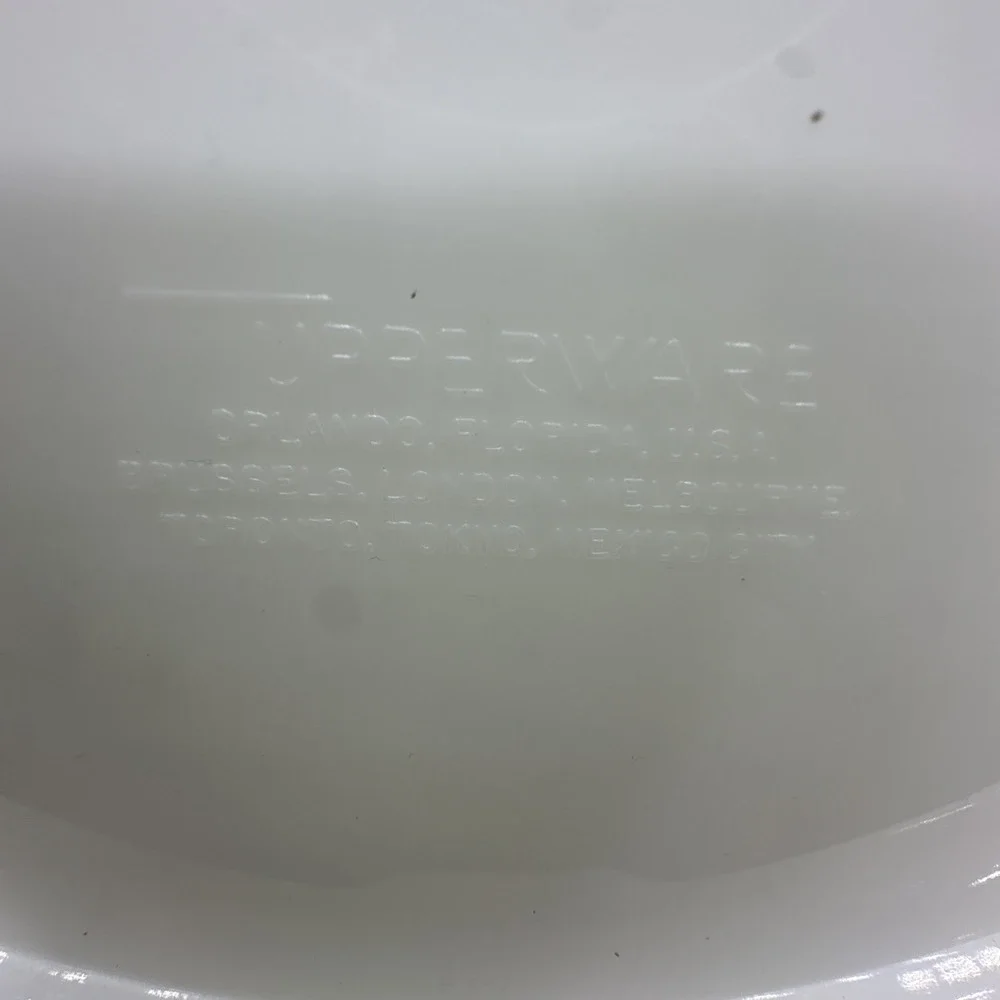 Tupperware Green Fluted 9